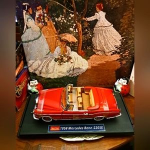 1958 Mercedes 220SE Coupe Vintage Car 🚘SUN STAR Like New! COLLECTIBLE.🚘